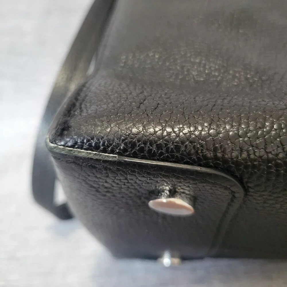 Michael Kors Mercer Grommeted Pebbled Leather Tote Bag